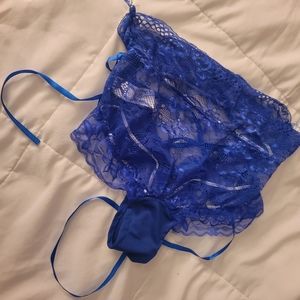 High waist lace panties